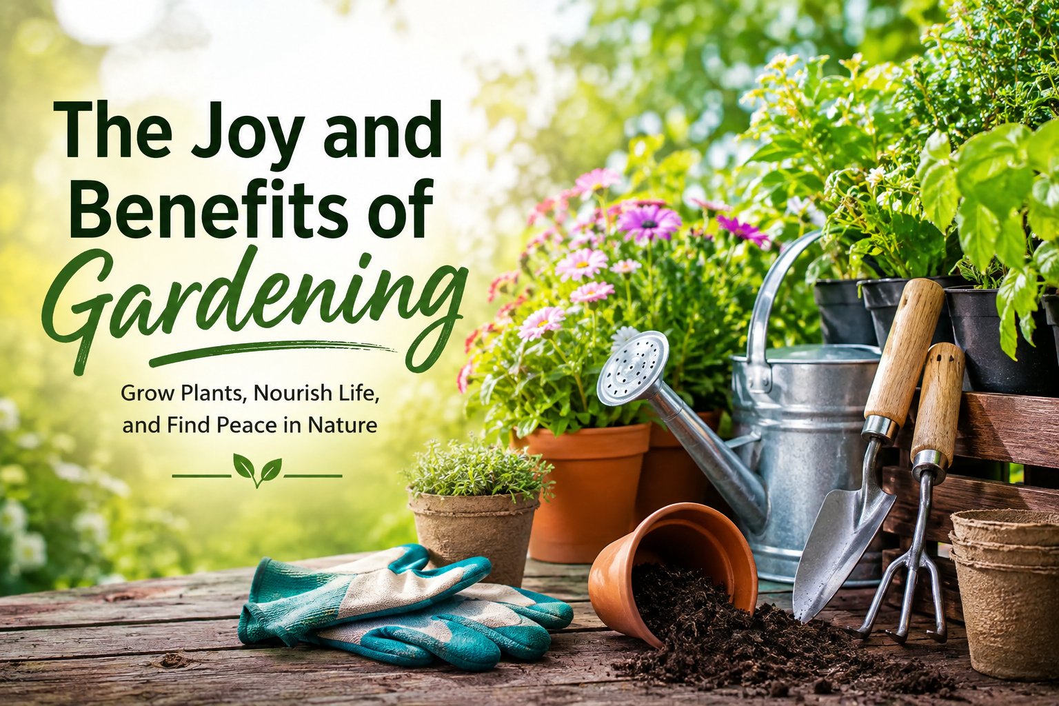 The Joy and Benefits of Gardening